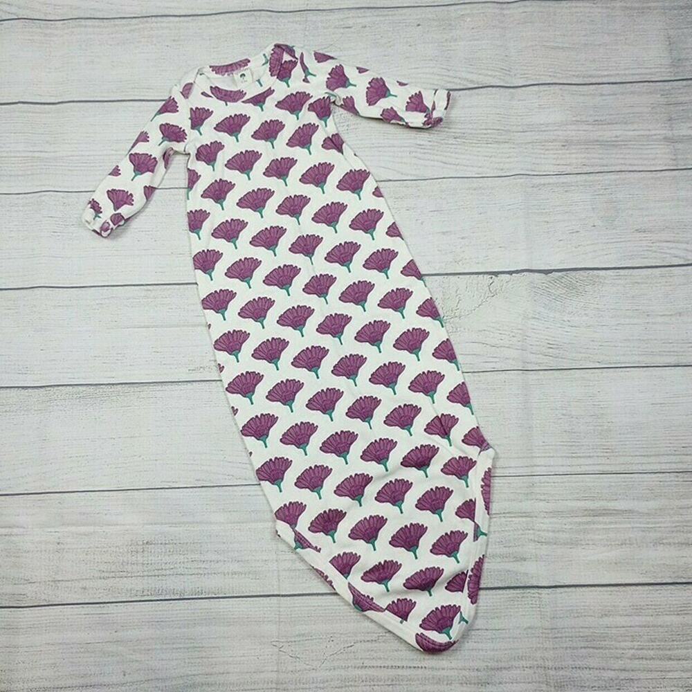 0/3m Kate Quinn Purple Flower Knotted Gown
